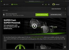 Nvidia GeForce Game Ready Driver 546.65 update in GeForce Experience (Source: Own)