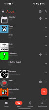 A screenshot of the Apps available in the new Pebble app. (Image source: Eric Migicovsky via X.com)