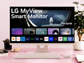 The MyView Smart Monitor Desktop Setup. (Source: LG)