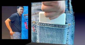 Pocket-friendly form factor of the foldable keyboard PC (Image source: Linglong on Bilibili)