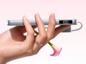 The power bank is 16.8mm thick and weighs around 204 grams. Pictured: a promo picture showing the thin design of the P5.