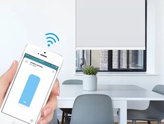 The Zemismart Wi-Fi Matter-certified Roller Shade Motor integrates with many smart home systems. (Image source: Zemismart)