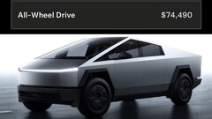 The Cybertruck now starts from under $80,000 (Image source: Tesla/edited)