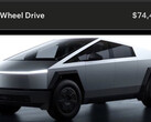 The Cybertruck now starts from under $80,000 (Image source: Tesla/edited)