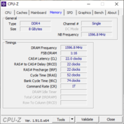 System information - CPU-Z Memory