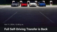 Free FSD transfer offer extends to Q4 (Image source: Tesla)