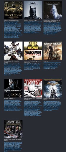 Rest of the games in the bundle. (Image source: Humble Bundle)