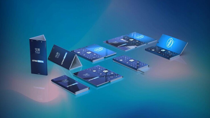 Patented Intel smartphone concept offers multiple usage cases. (Source: LetsGoDigital)