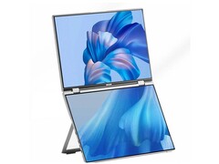 New monitor consists of two displays. (Image source: Bsconn)