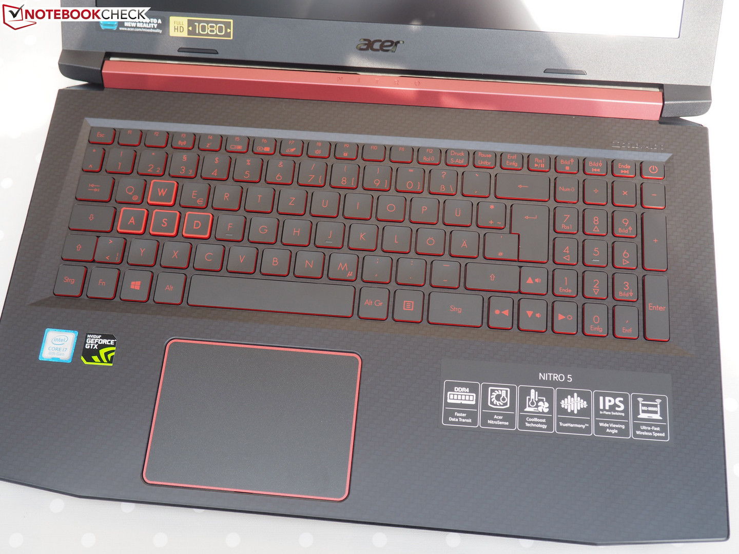 Acer Nitro 5 An515 52 Keyboard