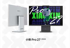 The Xiaoxin Pro 27 2024 comes in two colour options. (Image source: Lenovo)