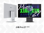 The Xiaoxin Pro 27 2024 comes in two colour options. (Image source: Lenovo)