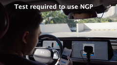 Test required to use Navigation Guided Pilot (image: XPeng/YouTube)