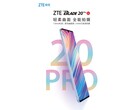 The new Blade 20 Pro 5G. (Source: ZTE)