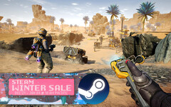 Satisfactory is just one game to wishlist ahead of the 2023 Steam Winter Sale. (Image source: Steam - edited)