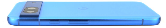 Right case side (buttons: on/off, volume)