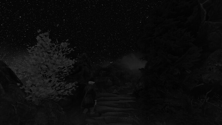 The sound of the wind whistling through the pine trees in the night sets up the environment very nicely early on. (Image source: Anubhav Sharma - Notebookcheck)