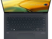 The ASUS Zenbook 14X OLED rocks a white backlit keyboard. (Source: ASUS/Best Buy)