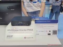 The Asus ExpertCenter PN54 has been shown off at Computex 2025 (image source: Notebookcheck)