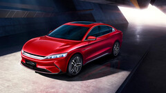 The flagship Han sedan comes with a blade battery (image: BYD)