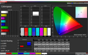 CalMAN: Color Space – Screen mode: Adaptive, AdobeRGB target color space