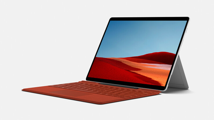 Microsoft refreshed the Surface Pro X last year with an SQ2 processor. (Image source: Microsoft)