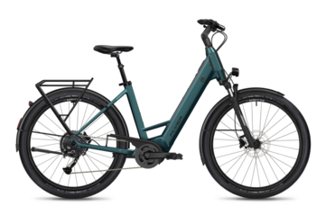 The Flyer Gotour EL 3.12 XC e-bike in Jasper Green Gloss. (Image source: Flyer)