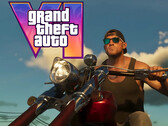 GTA 6 banner showing Jason on motorcycle (Image source: screenshot, Rockstar Games YouTube with edits)