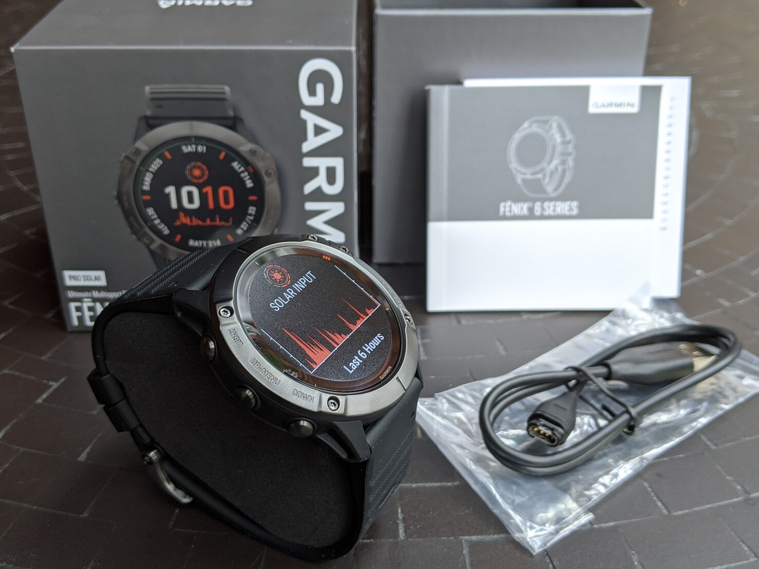 garmin fenix 6x pro solar edition