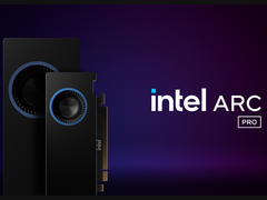 An Intel-circulated render of its ARC PRO Workstation GPUs