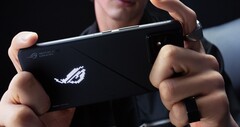 The AniMe Vision mini-LED on the ROG Phone 8 Pro. (Image source: Asus)