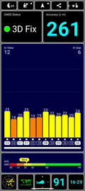 GPS test: indoors