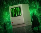 The Shargeek Retro 67 has an 80s Macintosh design with elements inspired by The Matrix. (Image source: Shargeek)