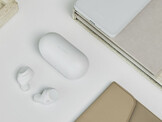Sony WF-C710N earbuds in white. (Image source: Sony)