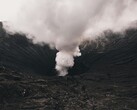 An image showing smoke escaping from a volcano. (Image source:  Roman Kirienko - Pexels)