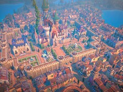 An image showing a city in Fabledom, now 65% off on Steam.