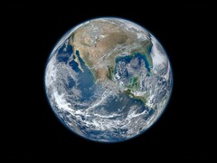 An image of the Earth taken from space. (Image source: NASA)