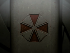 The Logo for Umbrella Corp in Resident Evil Requiem&#039;s trailer for the Nintendo Switch 2 (image source: Nintendo YouTube)