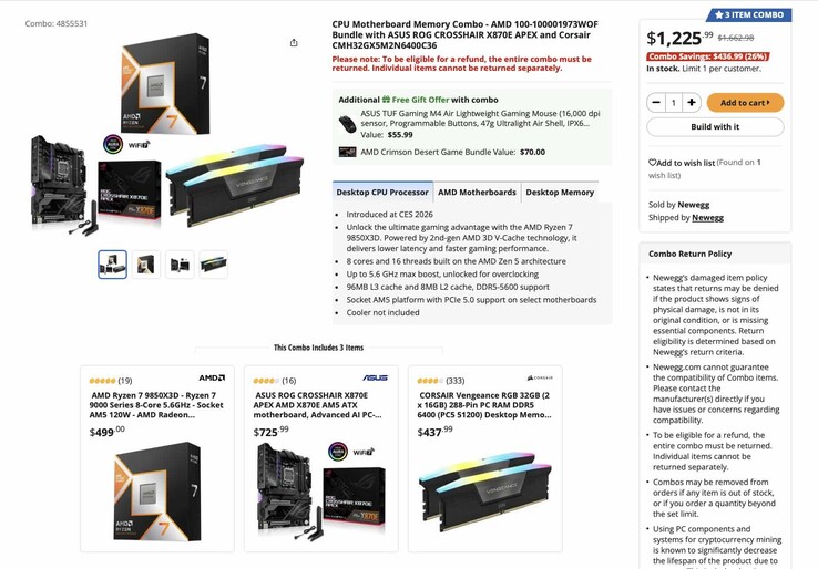 The bundle saves gamers almost $437, but is available for a limited time.