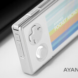 A close-up of the Pocket Micro 2 in two colours.