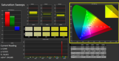 CalMAN: Color saturation