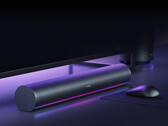 Xiaomi includes customisable lighting on its soundbar element.