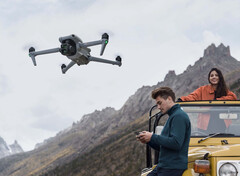 The DJI Air 3 weighs 720 g and features a pair of 48 MP cameras. (Image source: DJI)