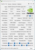 GPU-Z GeForce RTX 4050 Laptop