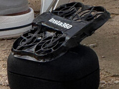 A close-up of Insta360's first compact drone has already emerged online. (Image source: via Photorumors)