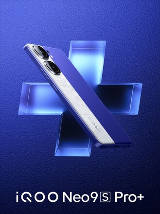 iQOO Neo9S Pro+ in Buff Blue Vegan Leather Variant (Source: iQOO)