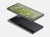The Pixel 6a will reportedly be available in black, white, and green finishes. (Image source: Onleaks/91Mobiles)