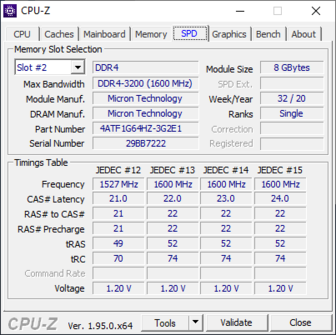 CPU-Z SPD