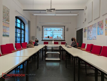 Several seating positions were tested