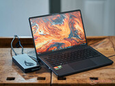 The ASUS ROG Zephyrus G14 comes with a chunky 240 W power adaptor that charges the machine to 50% in just 30 minutes.